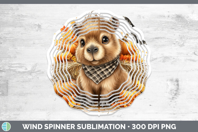 GorgeousSafari Bandana Halloween Wind Spinner design.