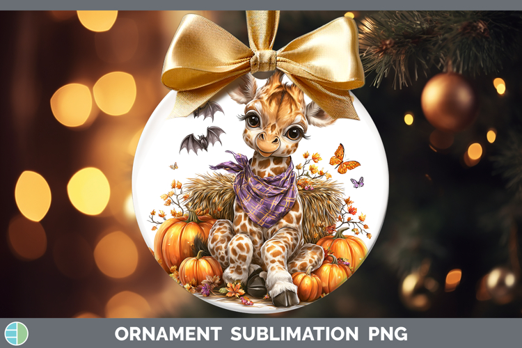 GorgeousSafari Bandana Halloween Ornament design.
