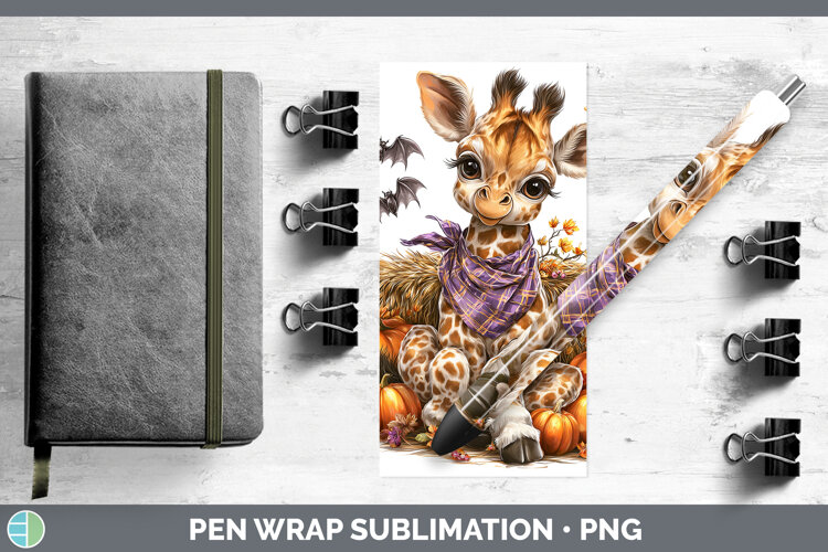 GorgeousSafari Bandana Halloween Pen Wrap design.