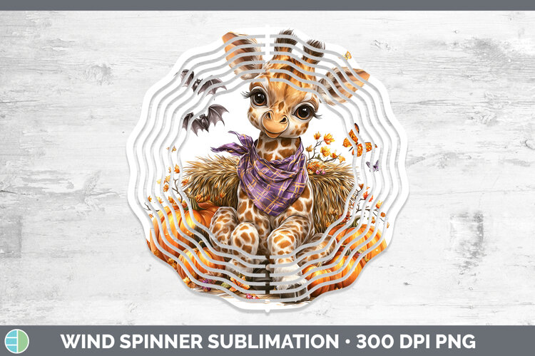GorgeousSafari Bandana Halloween Wind Spinner design.