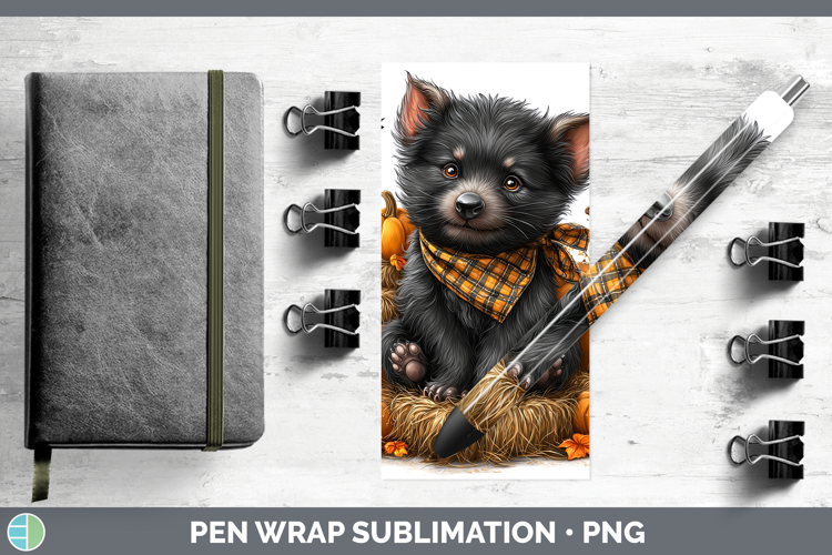 Safari Bandana Halloween Tasmanian Devil Pen Wrap Sublimatio