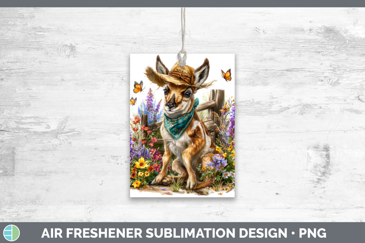 Antelope Air Freshener Safari Bandana Summer Sublimation Car