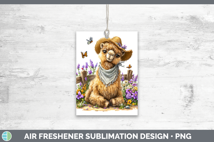 Camel Air Freshener Safari Bandana Summer Sublimation Car Fr