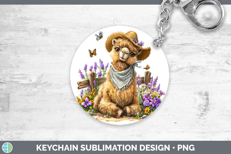 GorgeousSafari Bandana Summer Keychain design.