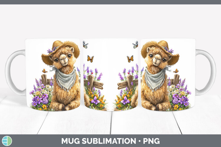 GorgeousSafari Bandana Summer Mug Wrap design.