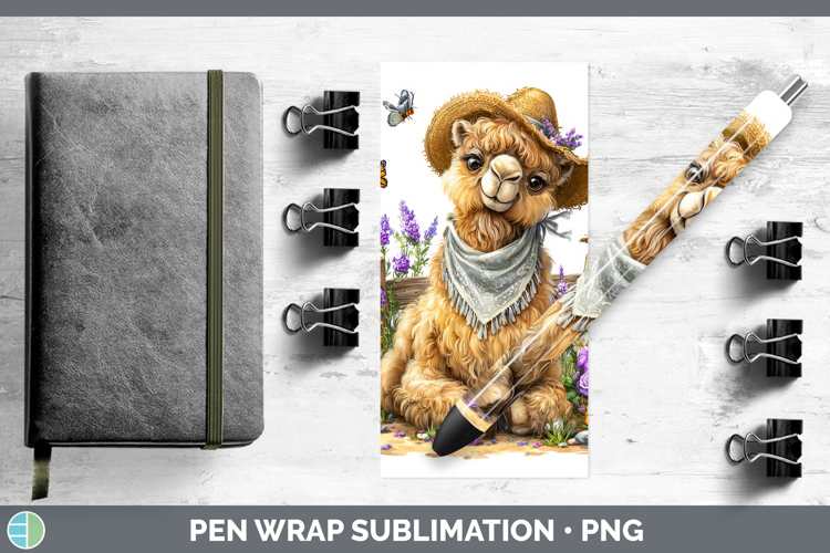 Camel Pen Wrap Safari Bandana Summer Sublimation Pen Designs
