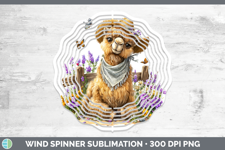 Camel Wind Spinner Safari Bandana Summer Sublimation Spinner