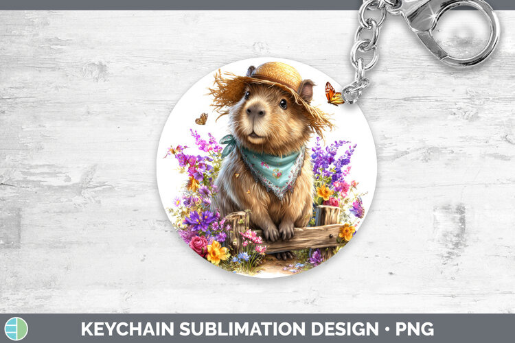 GorgeousSafari Bandana Summer Keychain design.