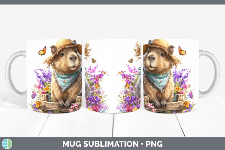 GorgeousSafari Bandana Summer Mug Wrap design.