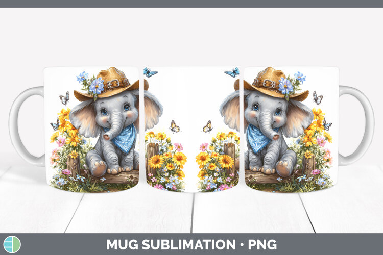 GorgeousSafari Bandana Summer Mug Wrap design.