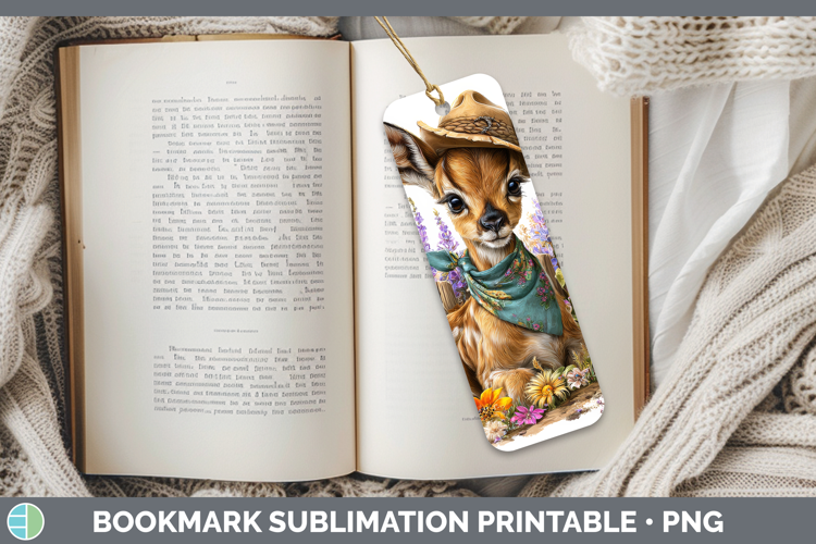 Impala Bookmark Safari Bandana Summer Sublimation Printable