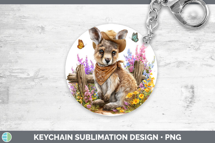 GorgeousSafari Bandana Summer Keychain design.