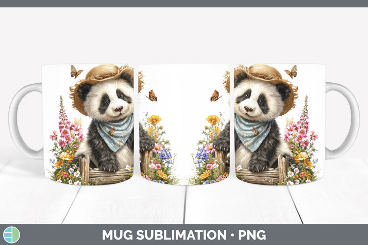 GorgeousSafari Bandana Summer Mug Wrap design.