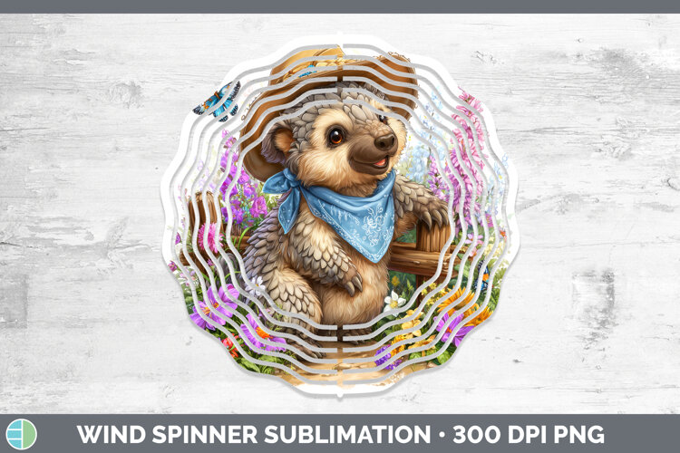 GorgeousSafari Bandana Summer Wind Spinner design.