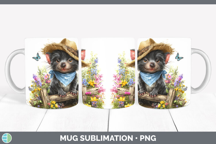 GorgeousSafari Bandana Summer Mug Wrap design.