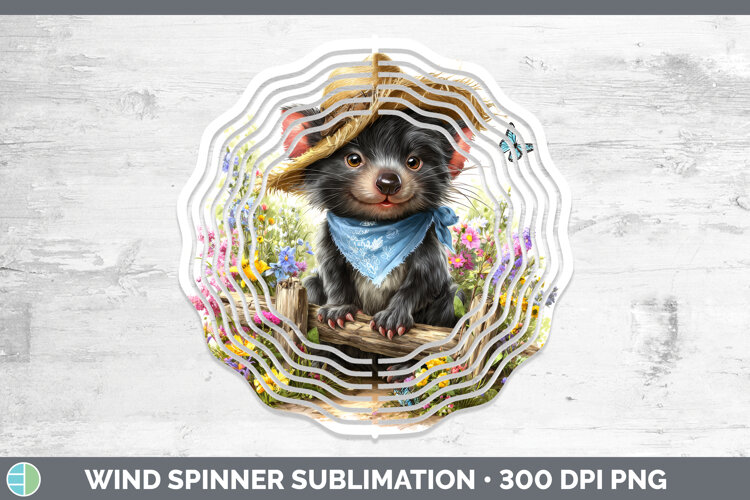 GorgeousSafari Bandana Summer Wind Spinner design.