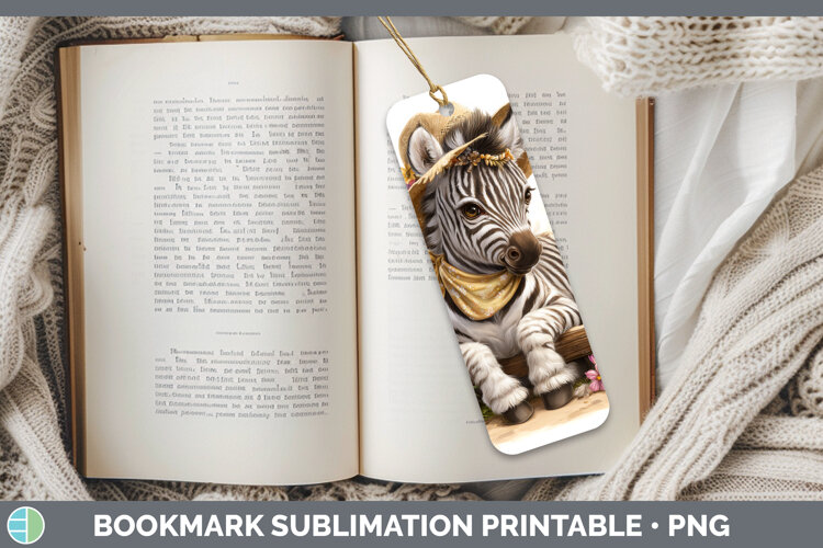 GorgeousSafari Bandana Summer Bookmark design.