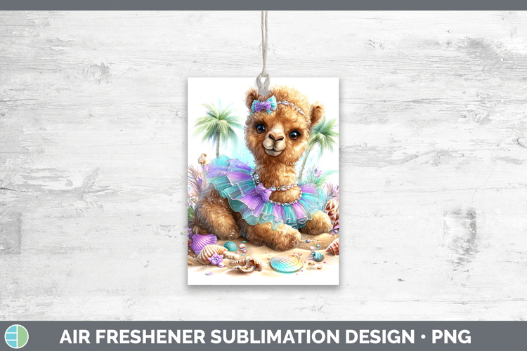 Safari Beach Camel Air Freshener Sublimation Car Freshener D