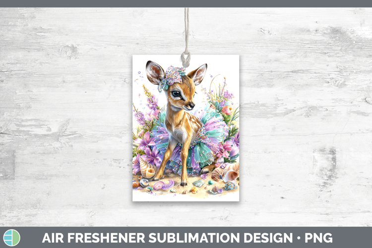 Safari Beach Impala Air Freshener Sublimation Car Freshener