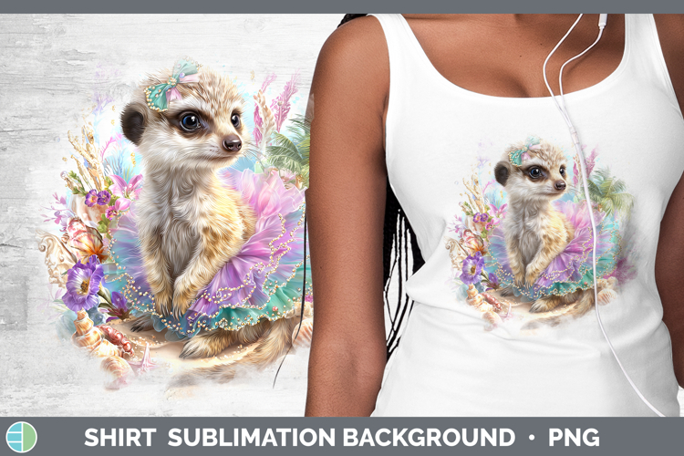 Safari Beach Meerkat Shirt Sublimation Background Designs