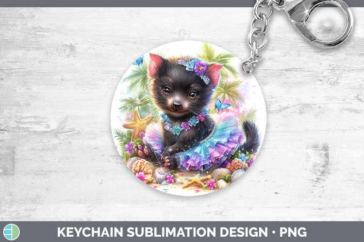 GorgeousSafari Beach Keychain design.