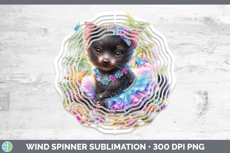 GorgeousSafari Beach Wind Spinner design.