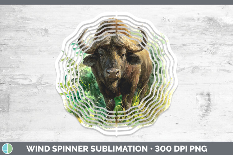 GorgeousSafari Botanicals Wind Spinner design.