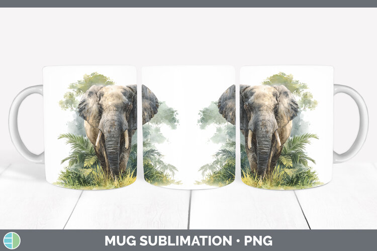 GorgeousSafari Botanicals Mug Wrap design.
