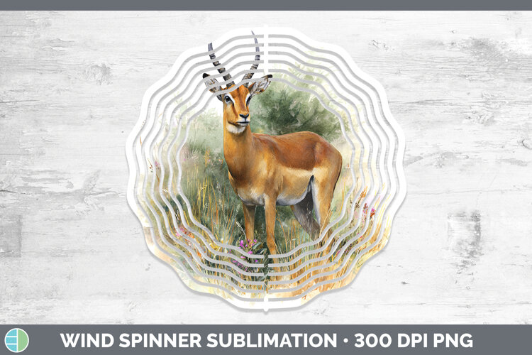 GorgeousSafari Botanicals Wind Spinner design.