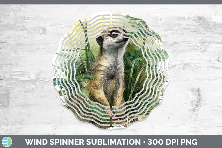 GorgeousSafari Botanicals Wind Spinner design.