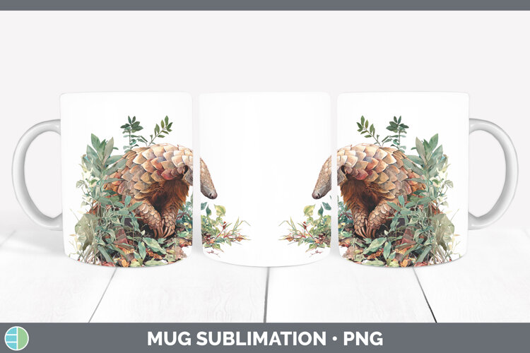 GorgeousSafari Botanicals Mug Wrap design.
