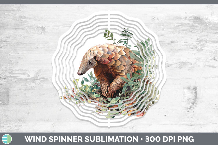 GorgeousSafari Botanicals Wind Spinner design.