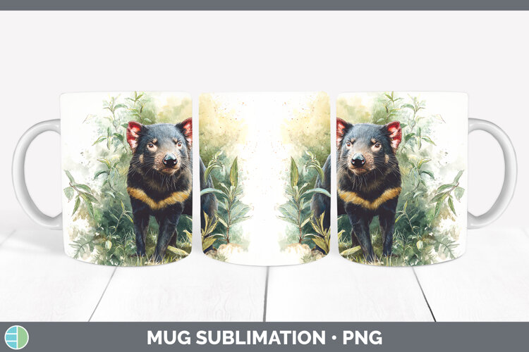 GorgeousSafari Botanicals Mug Wrap design.