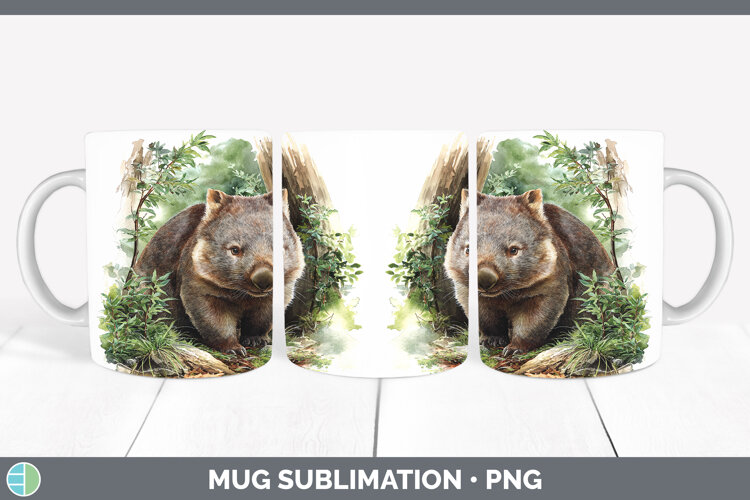 GorgeousSafari Botanicals Mug Wrap design.