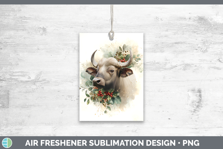 Buffalo Safari Christmas Botanicals Air Freshener Sublimatio