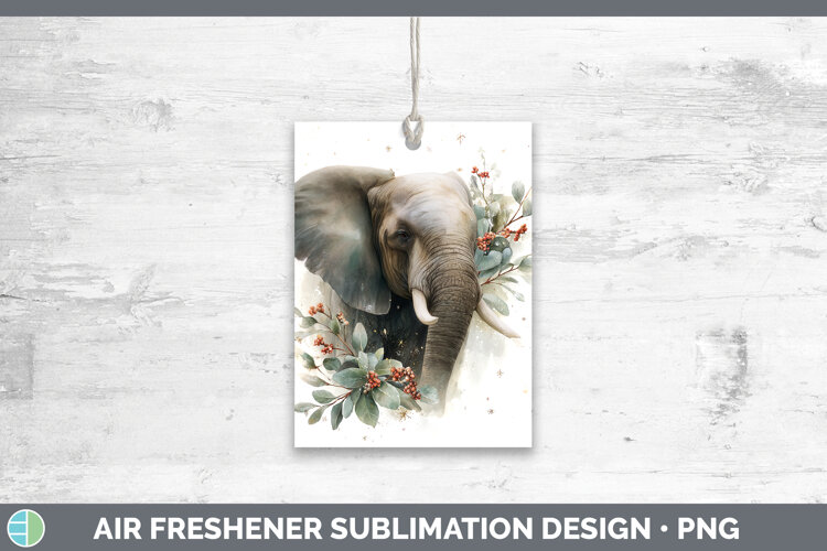 GorgeousSafari Christmas Botanicals Air Freshener design.