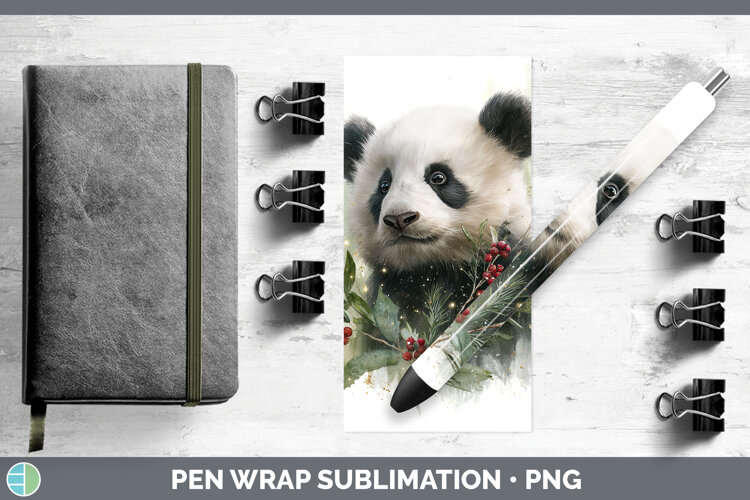 GorgeousSafari Christmas Botanicals Pen Wrap design.