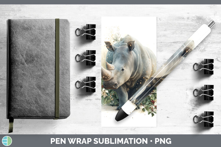 GorgeousSafari Christmas Botanicals Pen Wrap design.