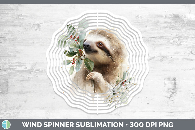 GorgeousSafari Christmas Botanicals Wind Spinner design.