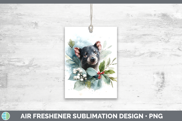 Tasmanian Devil Safari Christmas Botanicals Air Freshener Su