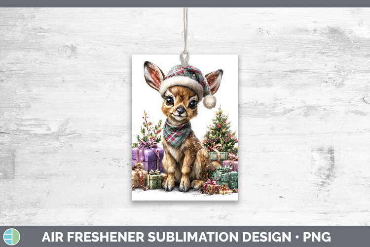 GorgeousSafari Christmas Santa Air Freshener design.