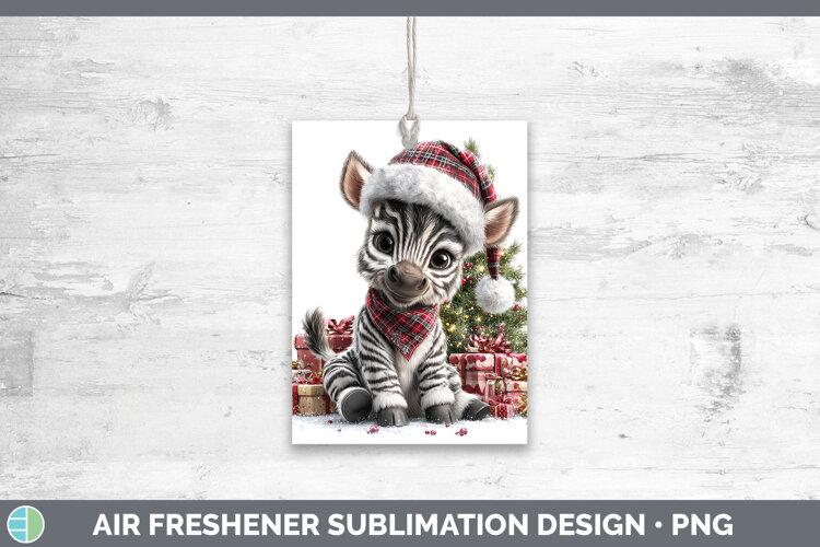 GorgeousSafari Christmas Santa Air Freshener design.
