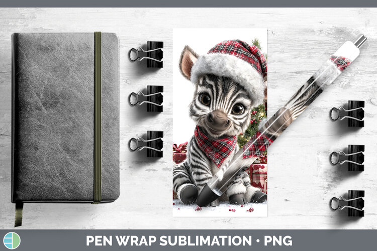 GorgeousSafari Christmas Santa Pen Wrap design.