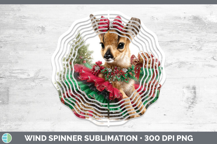 GorgeousSafari Cute Christmas Wind Spinner design.