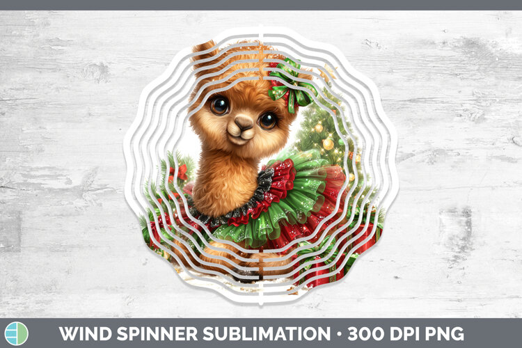 GorgeousSafari Cute Christmas Wind Spinner design.