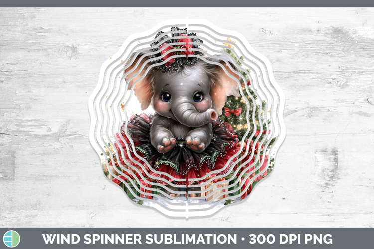 Cute Elephant Clipart Image 6