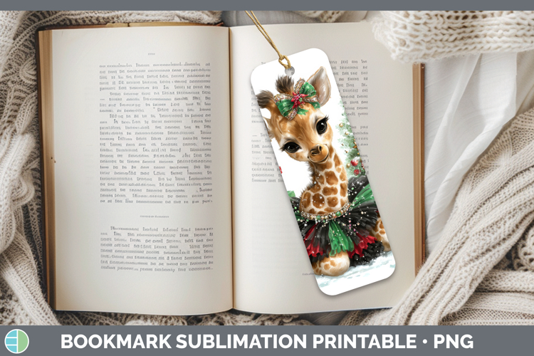 Printable Christmas Bookmark Image 2