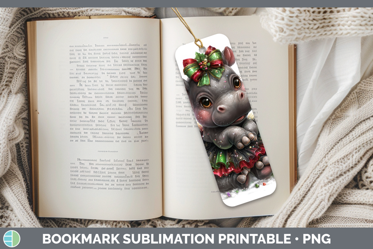 GorgeousSafari Cute Christmas Bookmark design.
