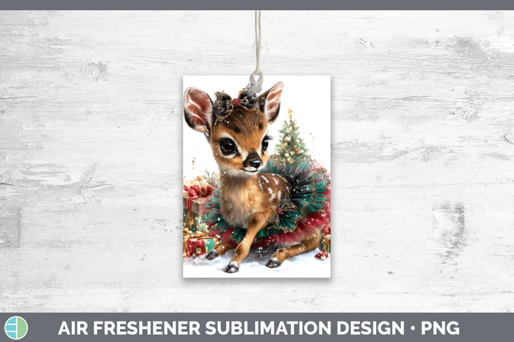 Safari Cute Christmas Impala Air Freshener Sublimation Car F