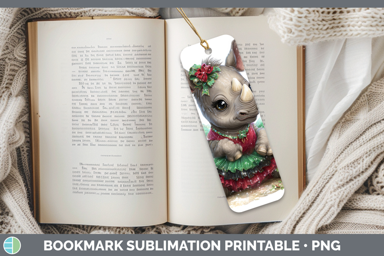 Printable Christmas Bookmark Image 24